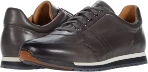 Magnanni Ibiza - Sneakers for Men - Smooth Leather Lining - Cushioned Leather-Covered Footbed - Lace-up Sneaker Grey 7 M