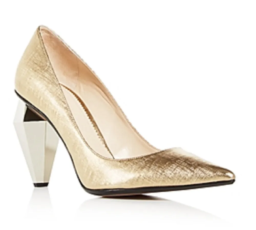 Marc Jacobs 100 mm The Pump Gold 37 (US Women's 7)