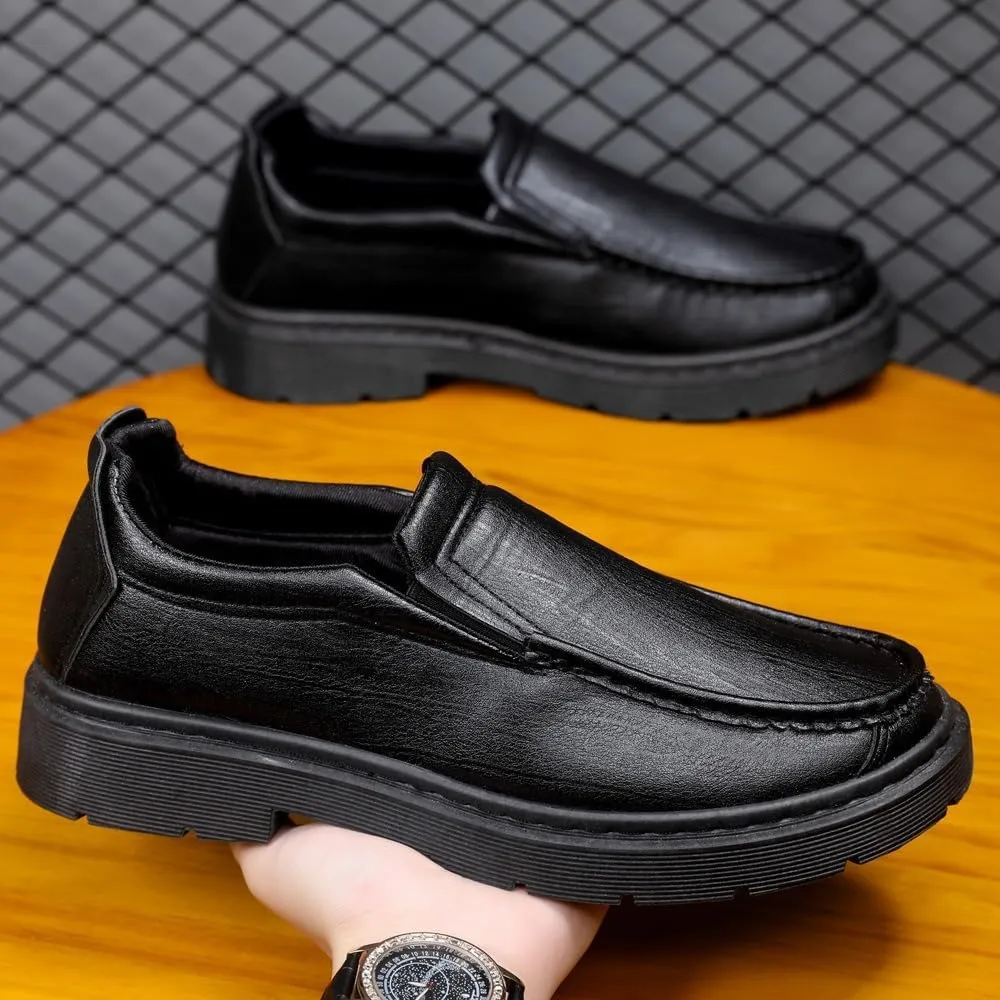 Men's Business Oxford Shoes, Large-Sized Anti-Slip Loafers, are Suitable for Both Formal and Casual wear