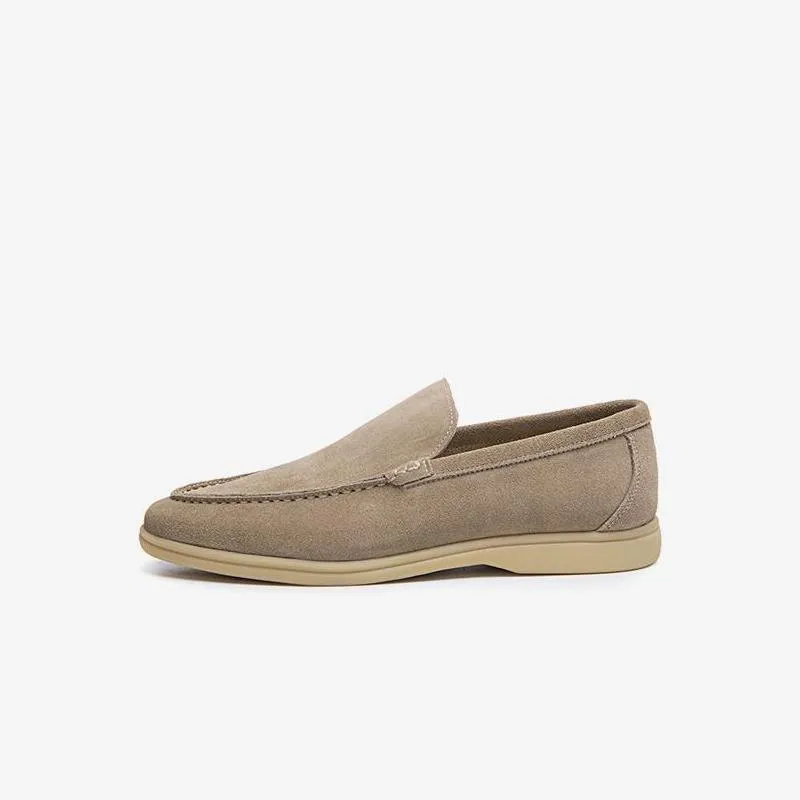 Men's Cowhide Slip-On Loafer Shoes