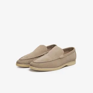 Men's Cowhide Slip-On Loafer Shoes