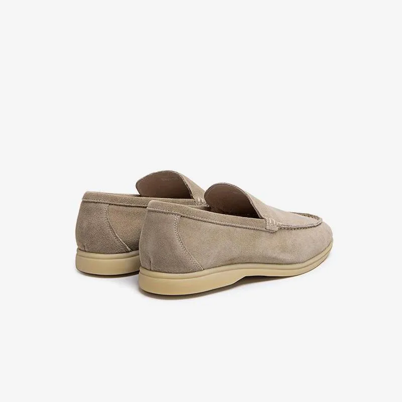 Men's Cowhide Slip-On Loafer Shoes