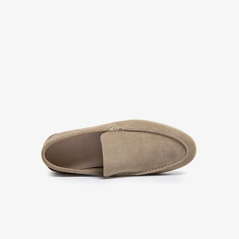 Men's Cowhide Slip-On Loafer Shoes