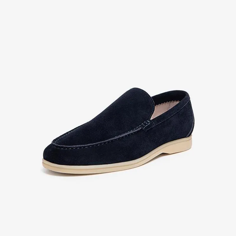 Men's Cowhide Slip-On Loafer Shoes