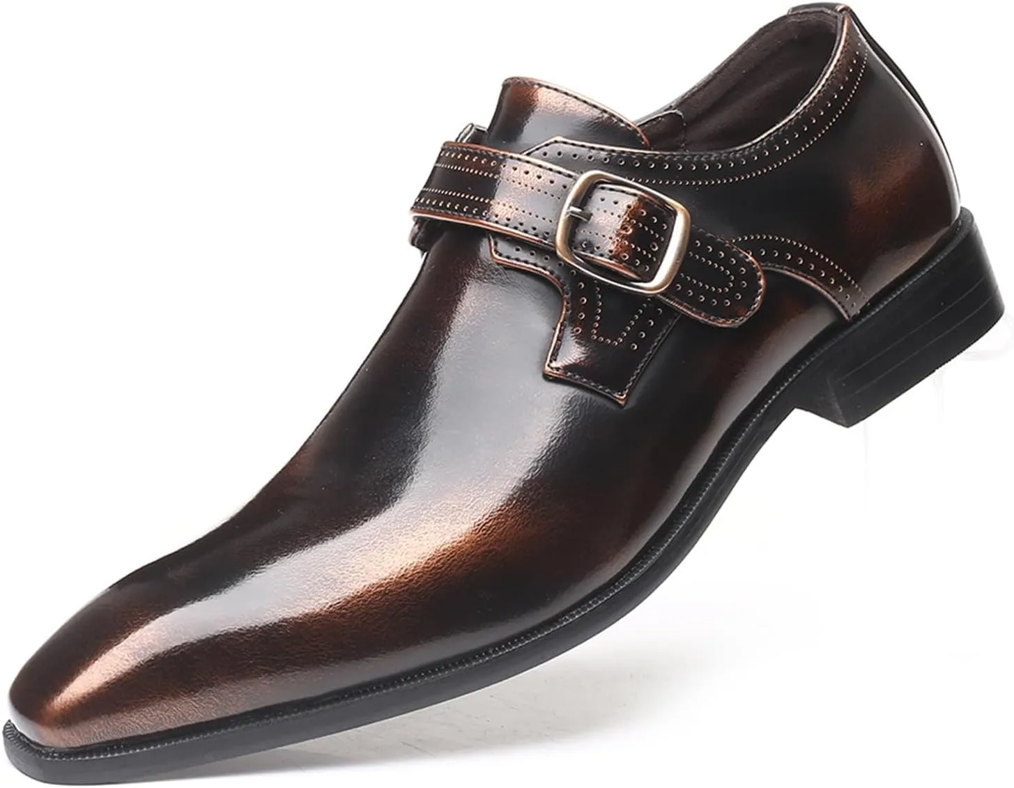 Men's Slip-On Leather New Oxford Shoes Leather Formal Business Oxford Shoes Business Casual Formal Shoes Office Work Low Top Dress Shoes