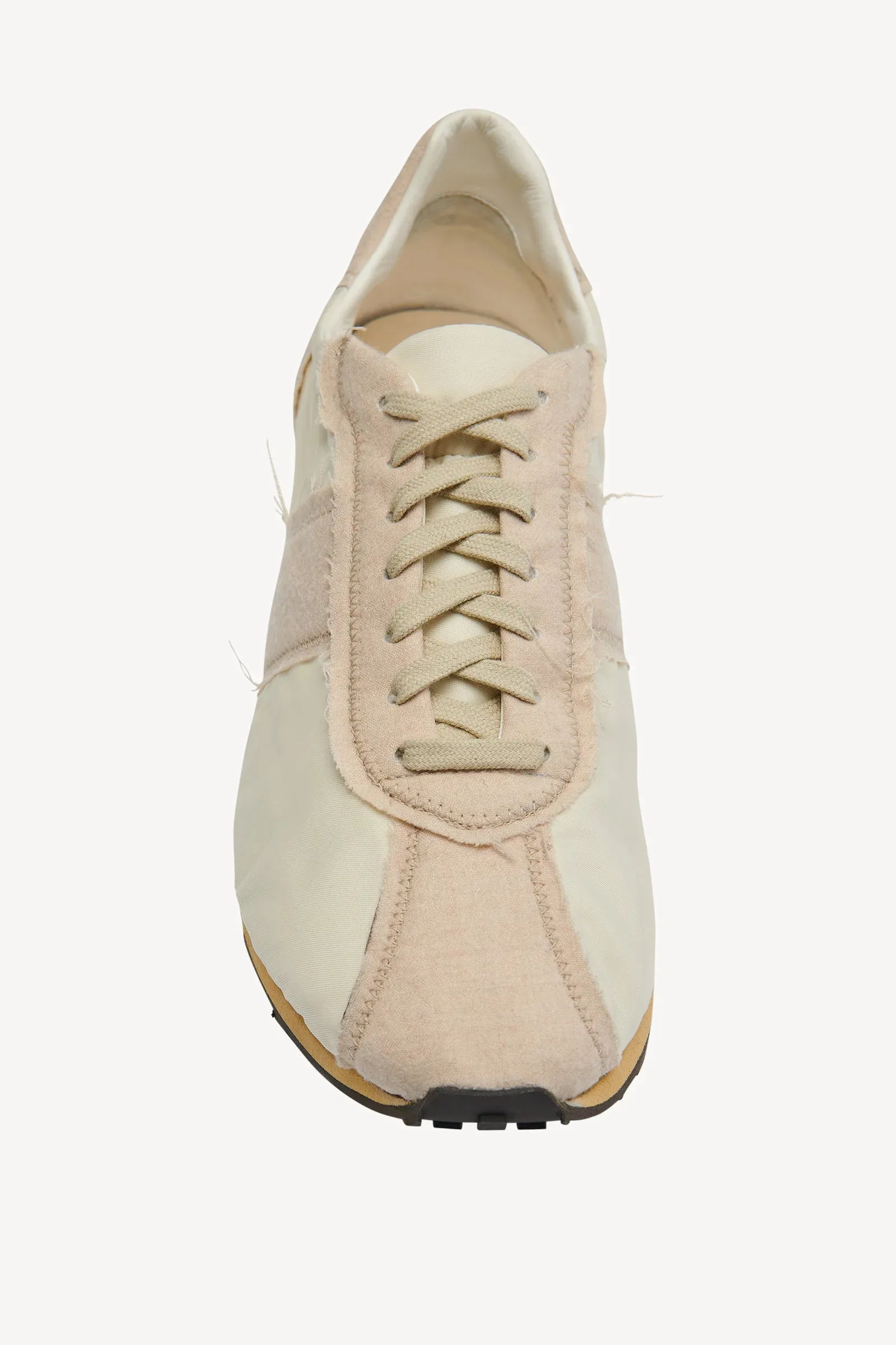 Mica Cashmere and Nylon Sneaker