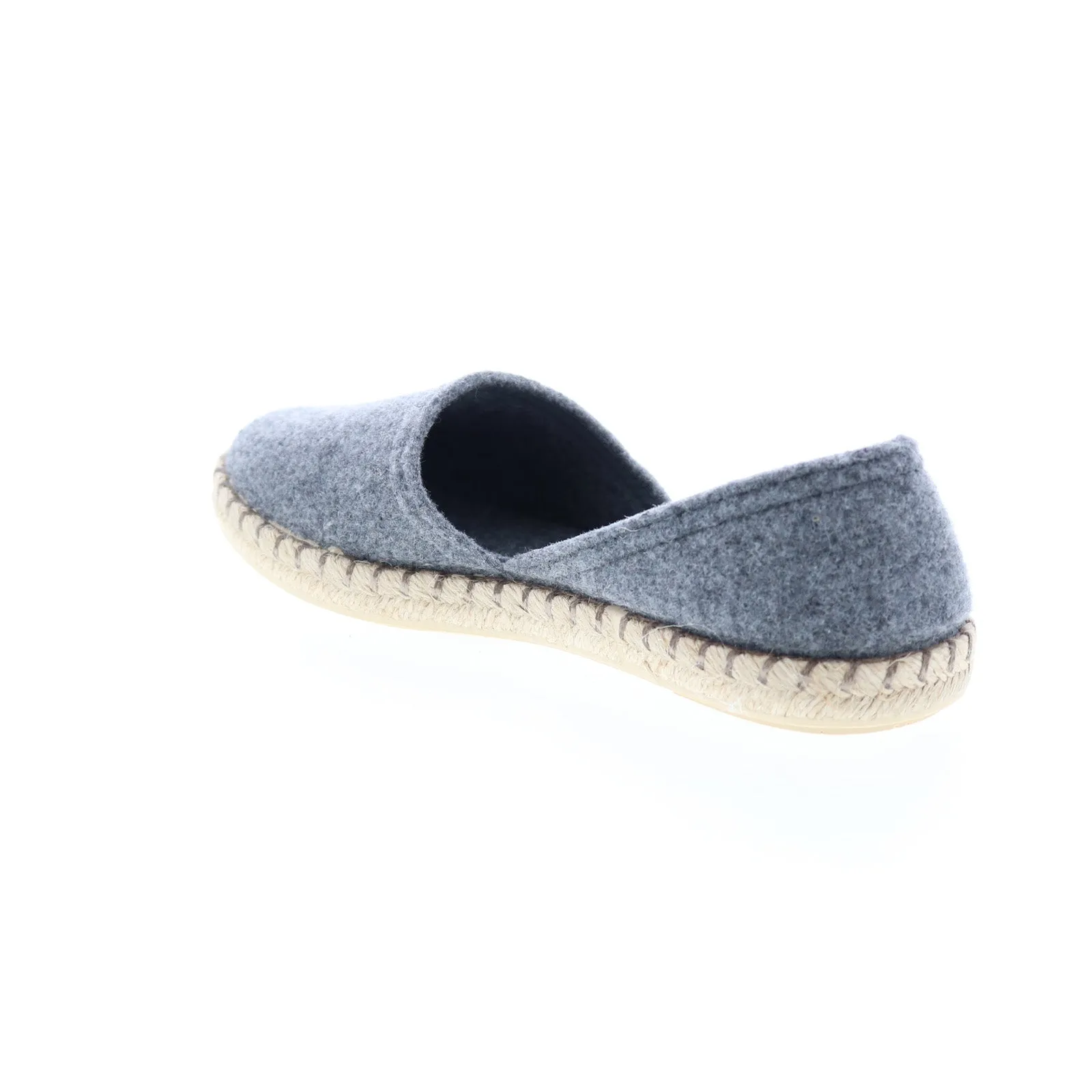 Miz Mooz Costa Womens Gray Canvas Slip On Loafer Flats Shoes