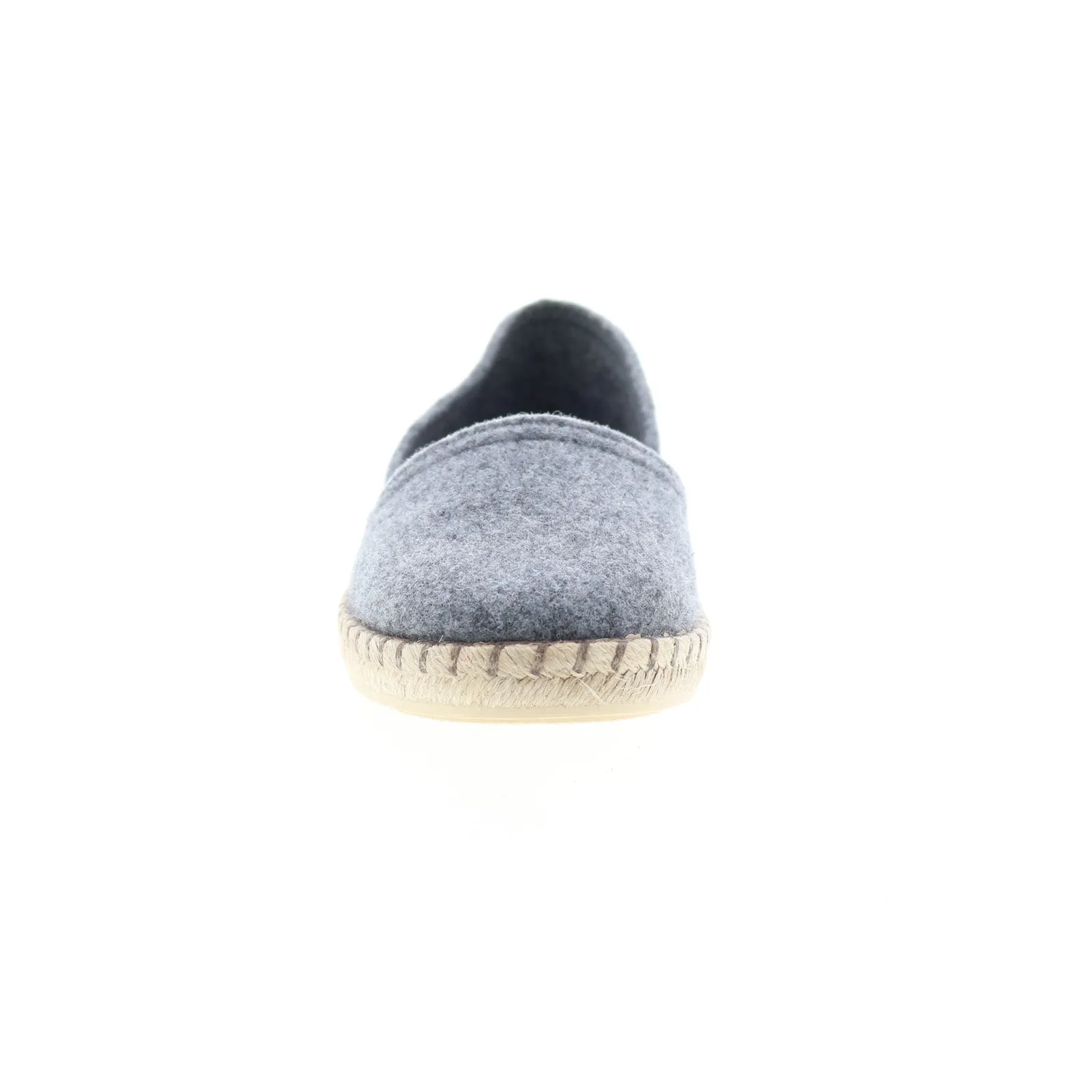 Miz Mooz Costa Womens Gray Canvas Slip On Loafer Flats Shoes
