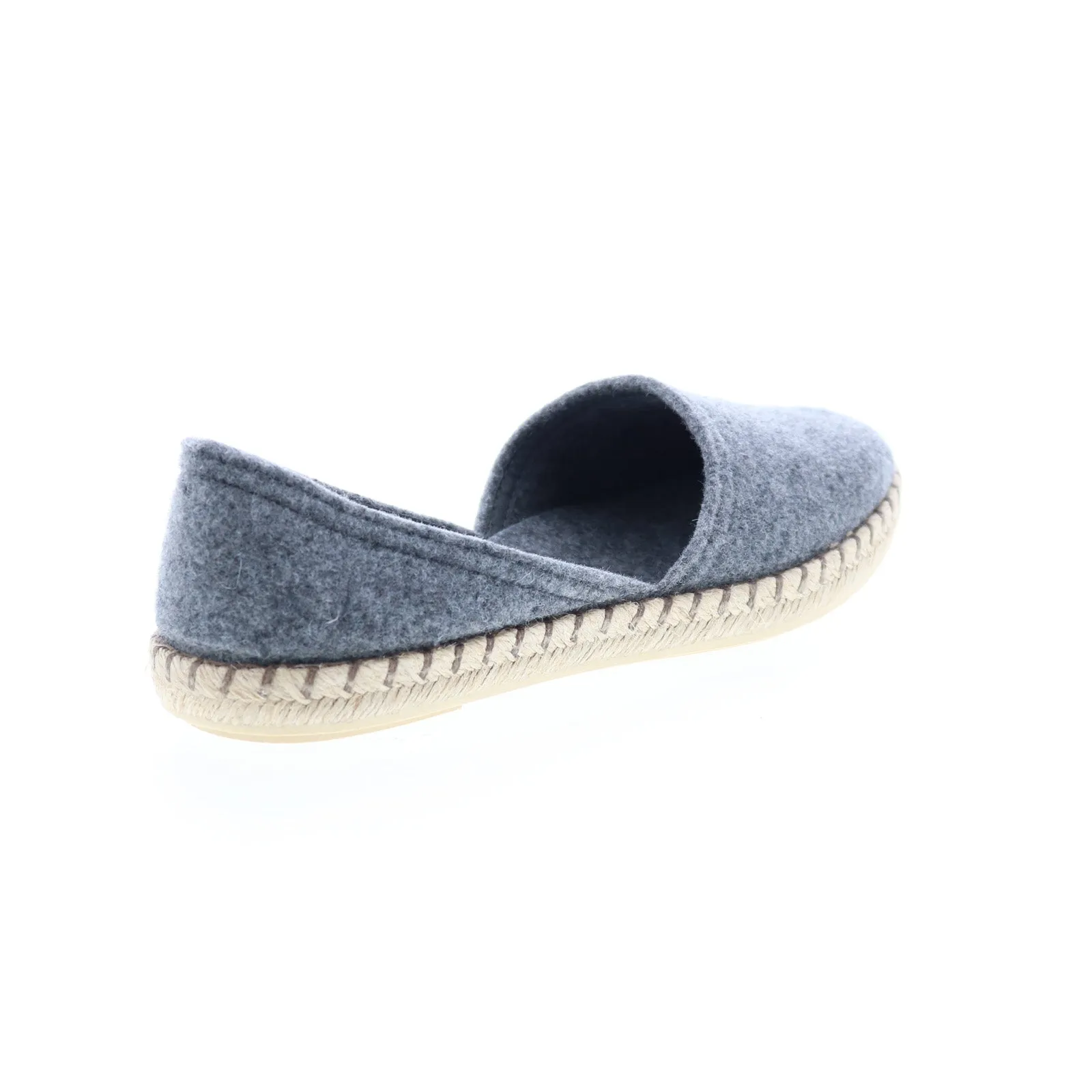 Miz Mooz Costa Womens Gray Canvas Slip On Loafer Flats Shoes