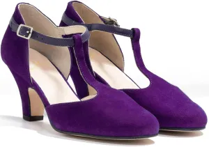 MOOMMO Women Elegant Kitten Heel Mary Jane Pumps Shoes Ankle T-Strap Round Closed Toe Cut-Out Dress Sandals Shoe Chunky Block Heels D-Orsay Suede Work Pump Fall fashion Office Wedding Spring 4-13 M US