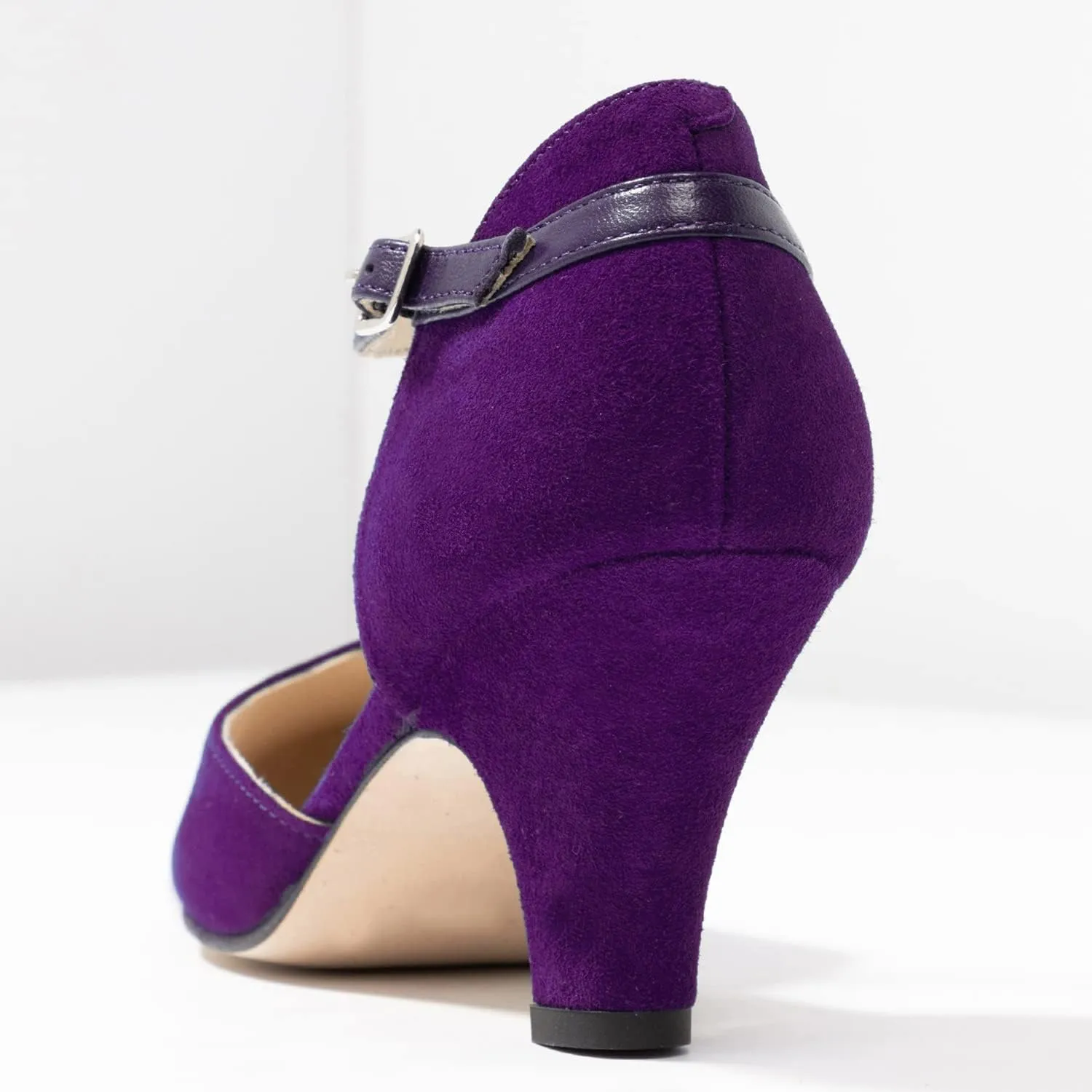 MOOMMO Women Elegant Kitten Heel Mary Jane Pumps Shoes Ankle T-Strap Round Closed Toe Cut-Out Dress Sandals Shoe Chunky Block Heels D-Orsay Suede Work Pump Fall fashion Office Wedding Spring 4-13 M US