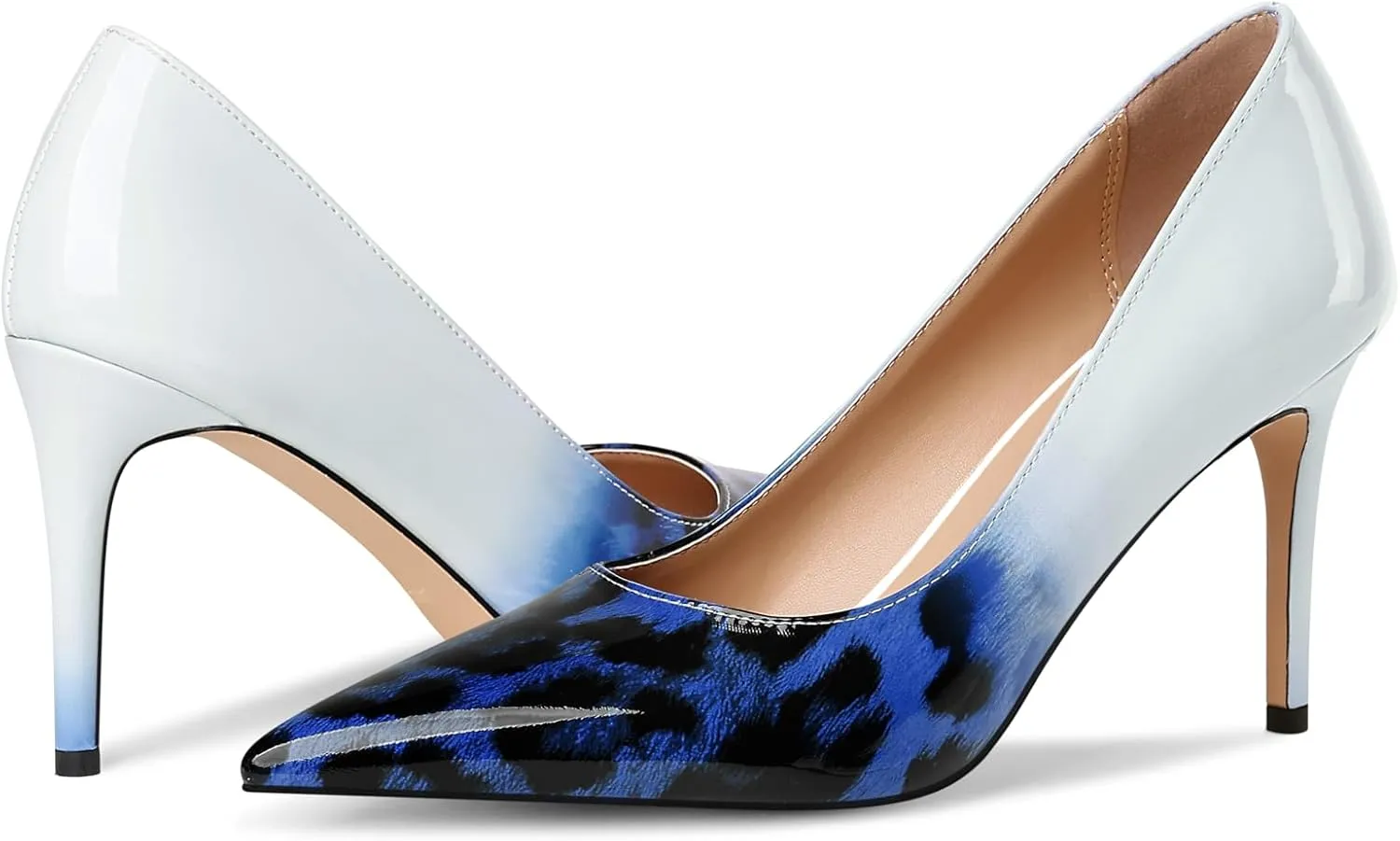 Multicolor Pumps for Women,Pointed-Toe High Heels Dress Wedding Office Pump Shoes