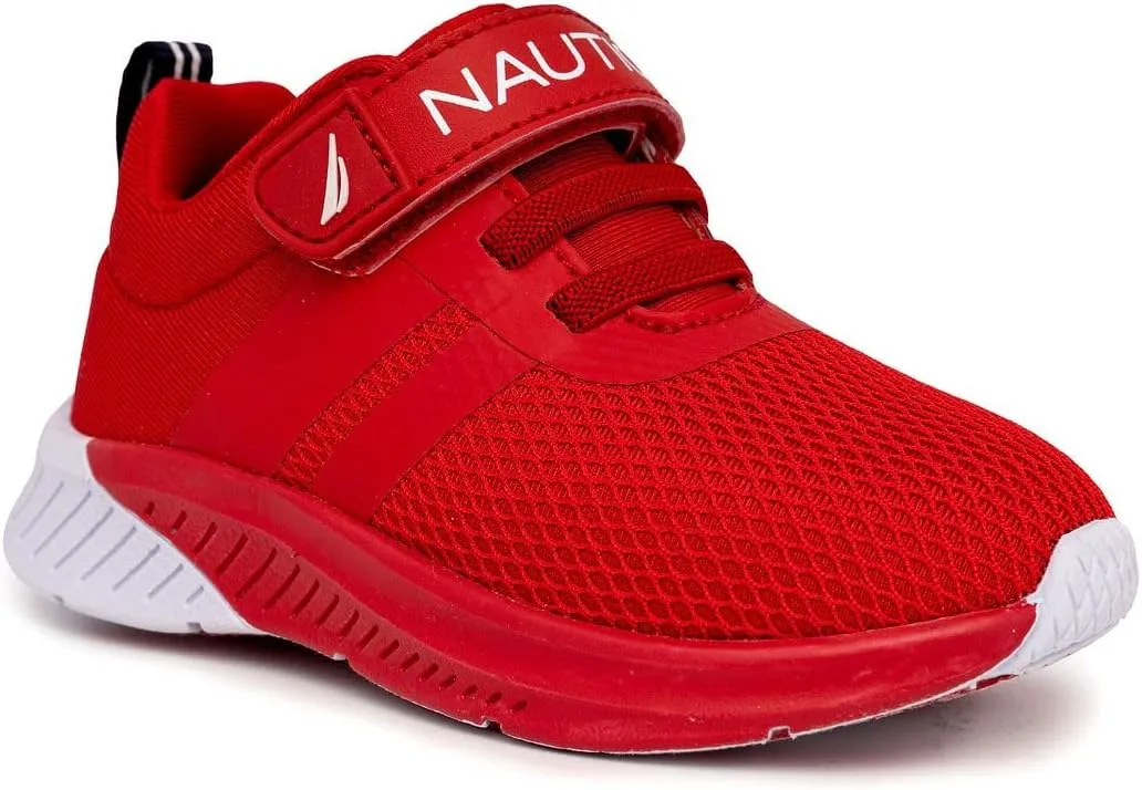 Nautica Kids Fashion Sneaker Athletic Running Shoe with One Strap |Boys - Girls|(Toddler/Little Kid)