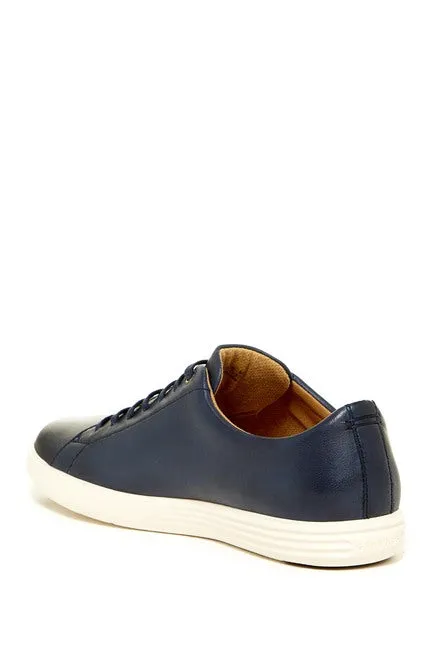 Navy Crosscourt Grand Lace-Up Sneakers Fashion Sturdy Brnsh II Leather Cole Haan Extensive selection