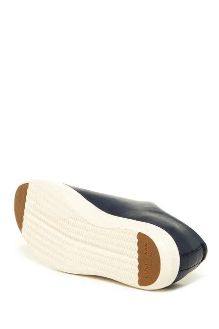 Navy Crosscourt Grand Lace-Up Sneakers Fashion Sturdy Brnsh II Leather Cole Haan Extensive selection
