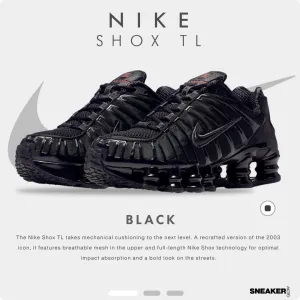 NIKE SHOX TL BLACK