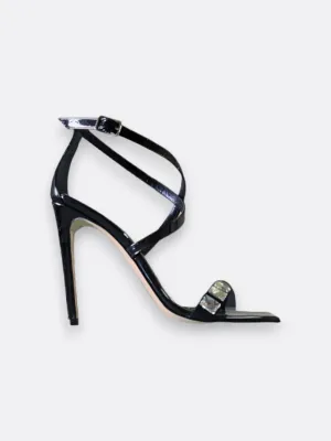 Patent Suede Pump 10 cm