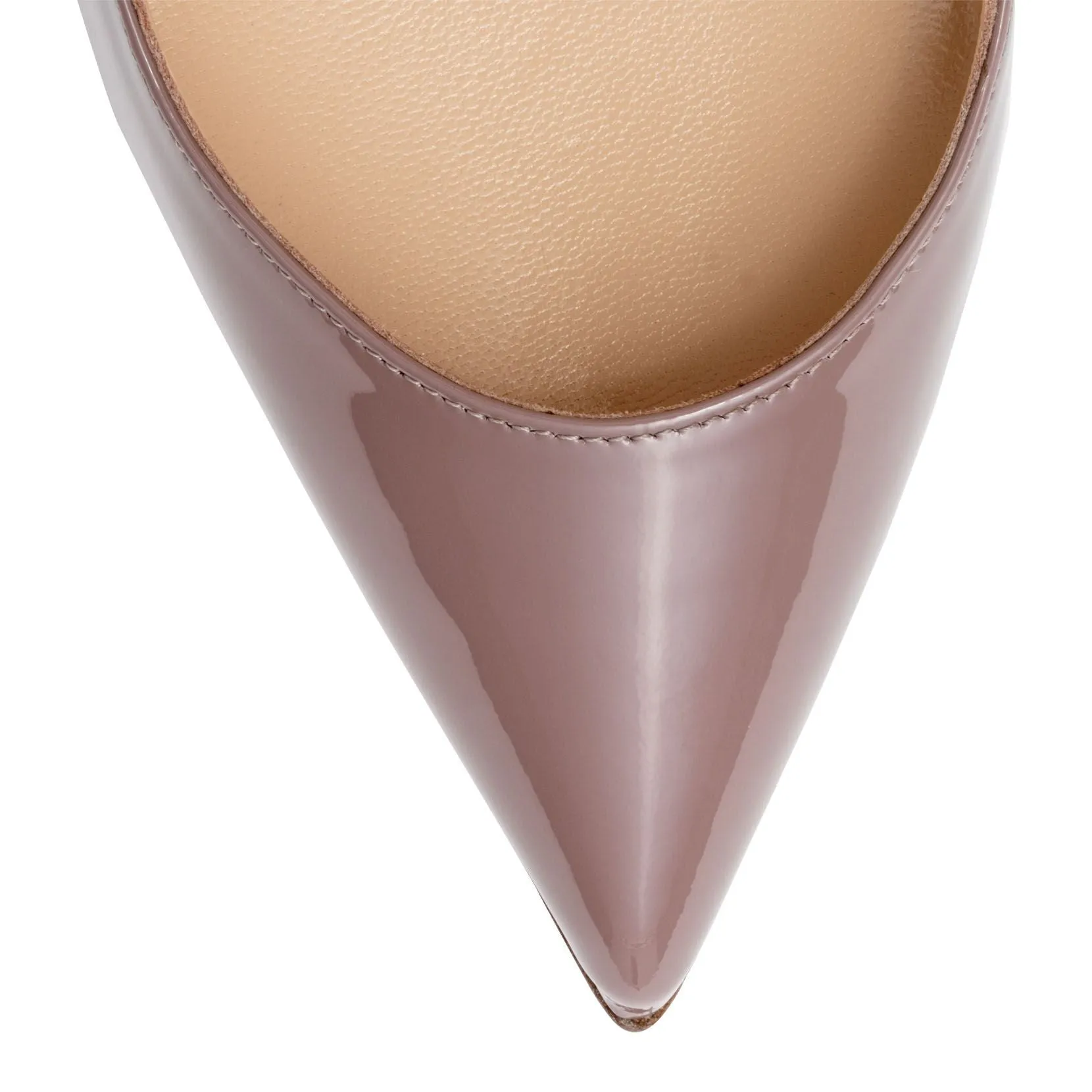 Pigalle Follies 100 dusty pink patent pumps