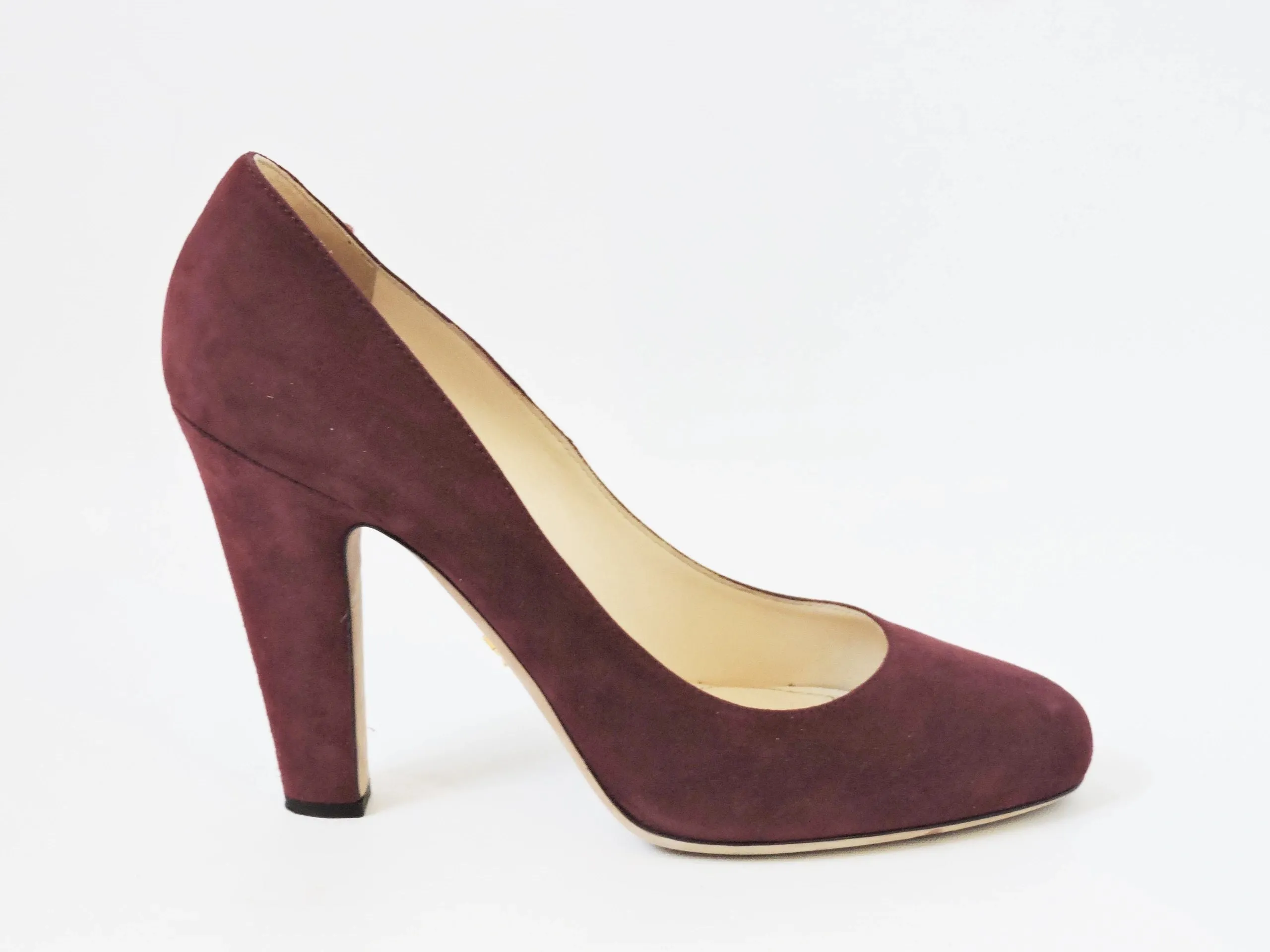 Prada Suede Pump Size 40 It (10 Us)