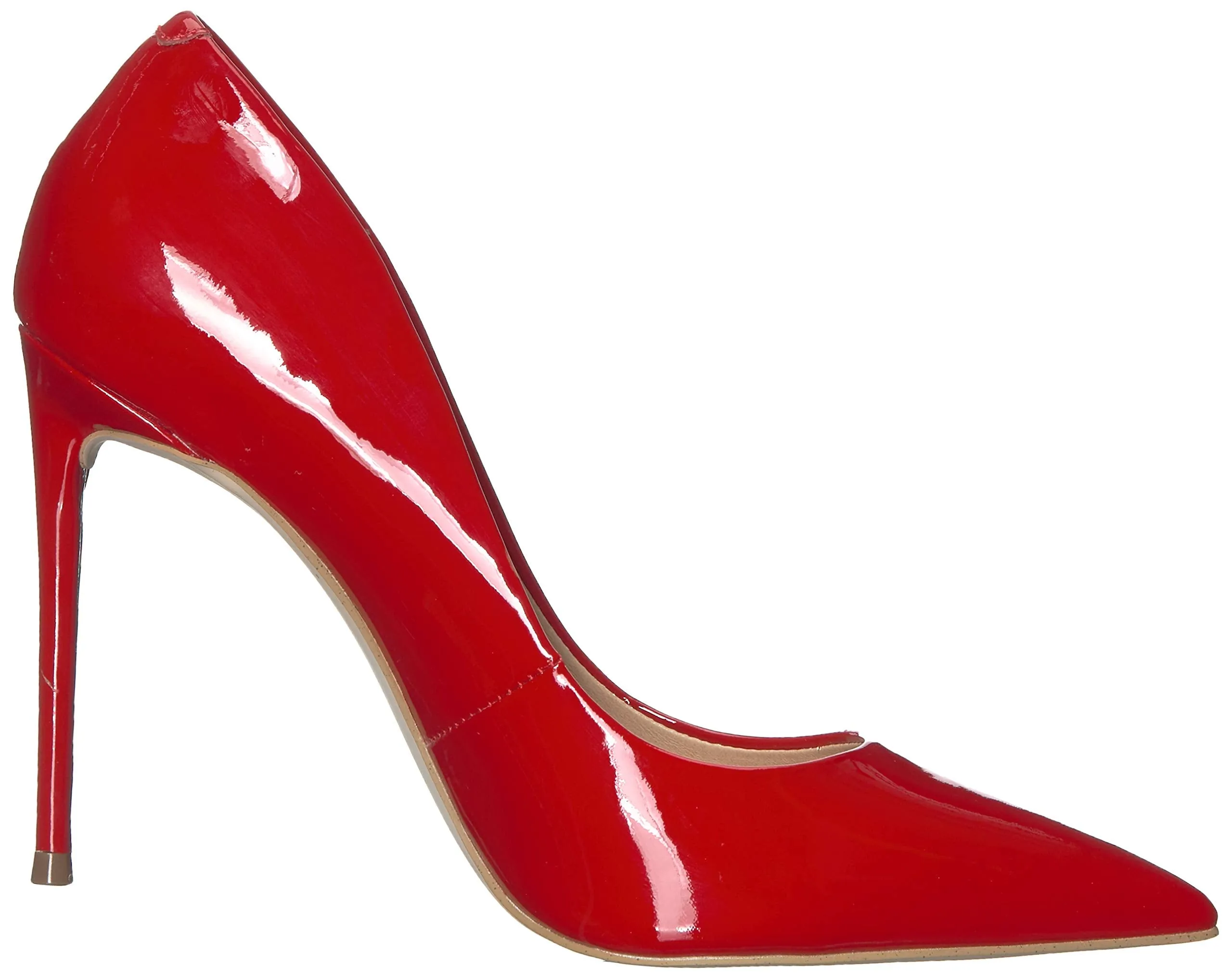 Professional assistance Leather Pumps High Patent Vala Steve Dress Positive feedback Pointed Madden Toe Red Stiletto