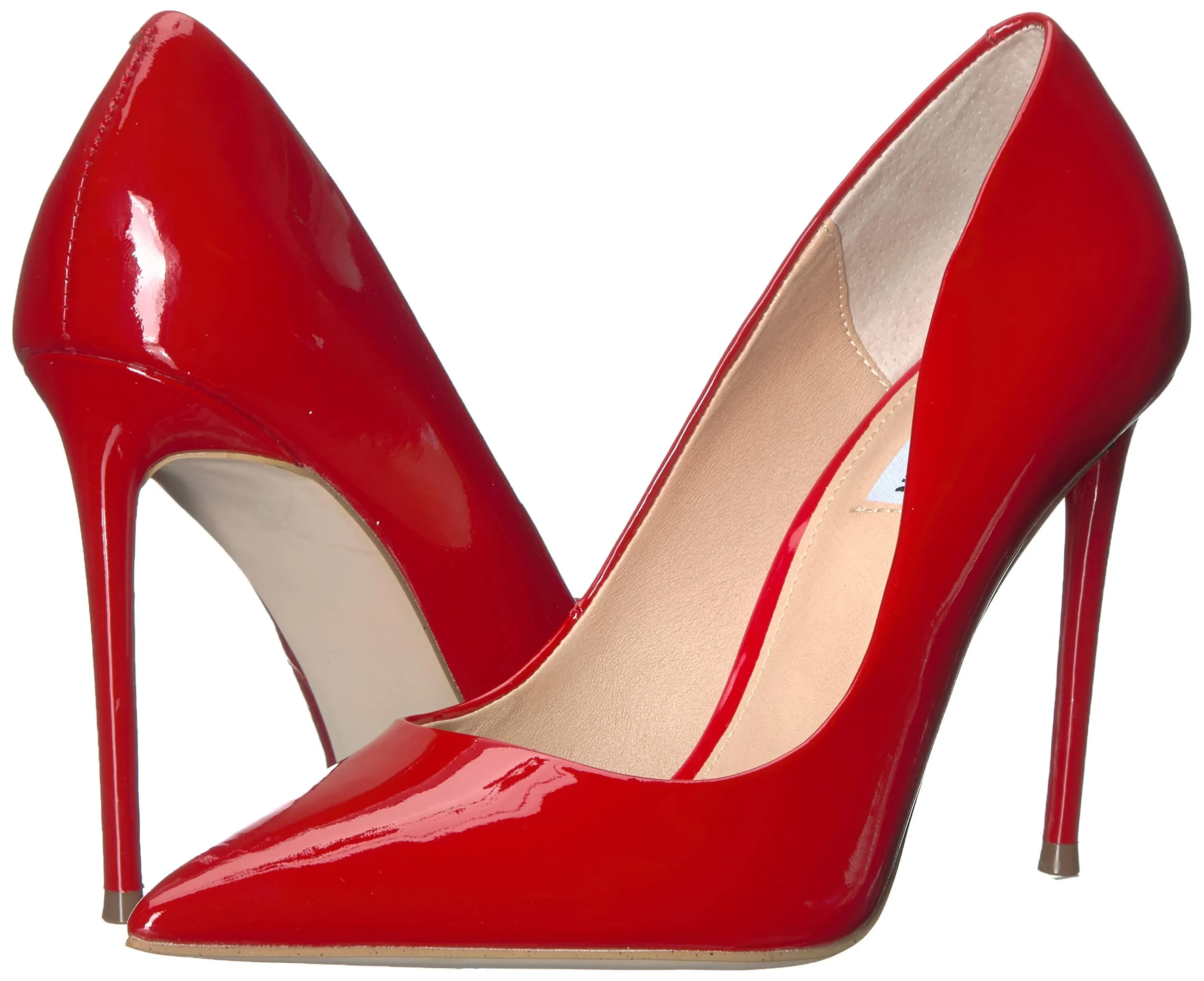 Professional assistance Leather Pumps High Patent Vala Steve Dress Positive feedback Pointed Madden Toe Red Stiletto