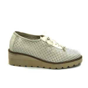 "Vera" Oxford Platform Leather Shoes