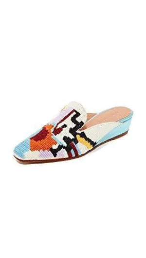 Rachel Comey Wald Mule, Eyes Needlepoint Embroidery, 8 M Us