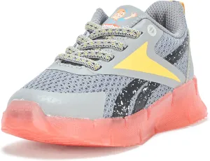 Reebok Baby-Boy's Blippi Kid's Zig N' Glow Elastic Lace Sneaker