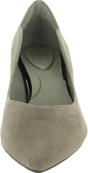 Rockport Noelle Back Scallop Pump New Khaki Suede 9 M (B)