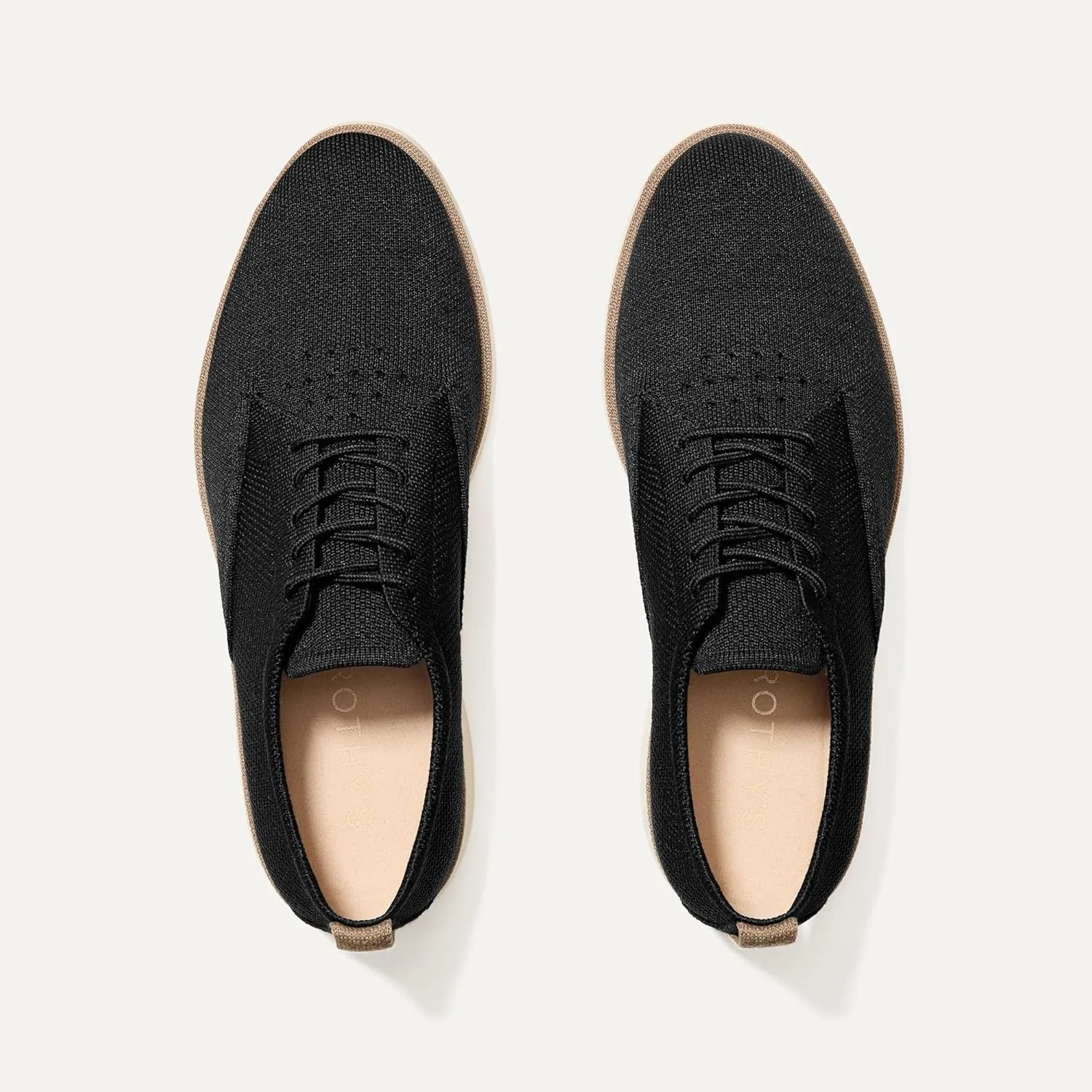 Rothy's Mens The Oxford Casual Dress Sneakers, Oxford Shoes, Made from Recycled Plastic Bottles & Machine Washable
