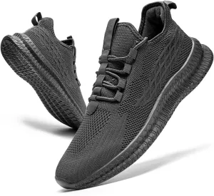 Running Shoes for Men Casual Slip on Tennis Walking Sneakers Lightweight Breathable Mesh Fashion Gym Athletic Sports Workout Shoes