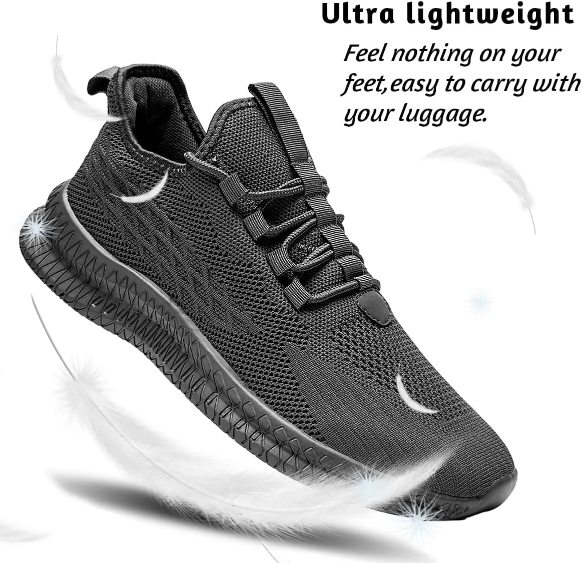 Running Shoes for Men Casual Slip on Tennis Walking Sneakers Lightweight Breathable Mesh Fashion Gym Athletic Sports Workout Shoes