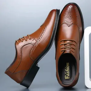 Sandpoint | Handcrafted Men's Calfskin Leather Oxford Brogue Dress Shoes