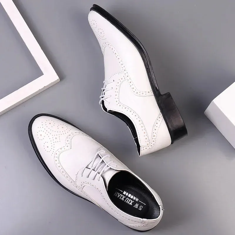 Sandpoint | Handcrafted Men's Calfskin Leather Oxford Brogue Dress Shoes