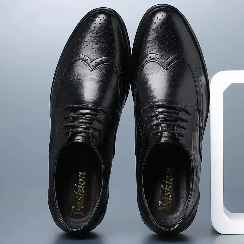 Sandpoint | Handcrafted Men's Calfskin Leather Oxford Brogue Dress Shoes