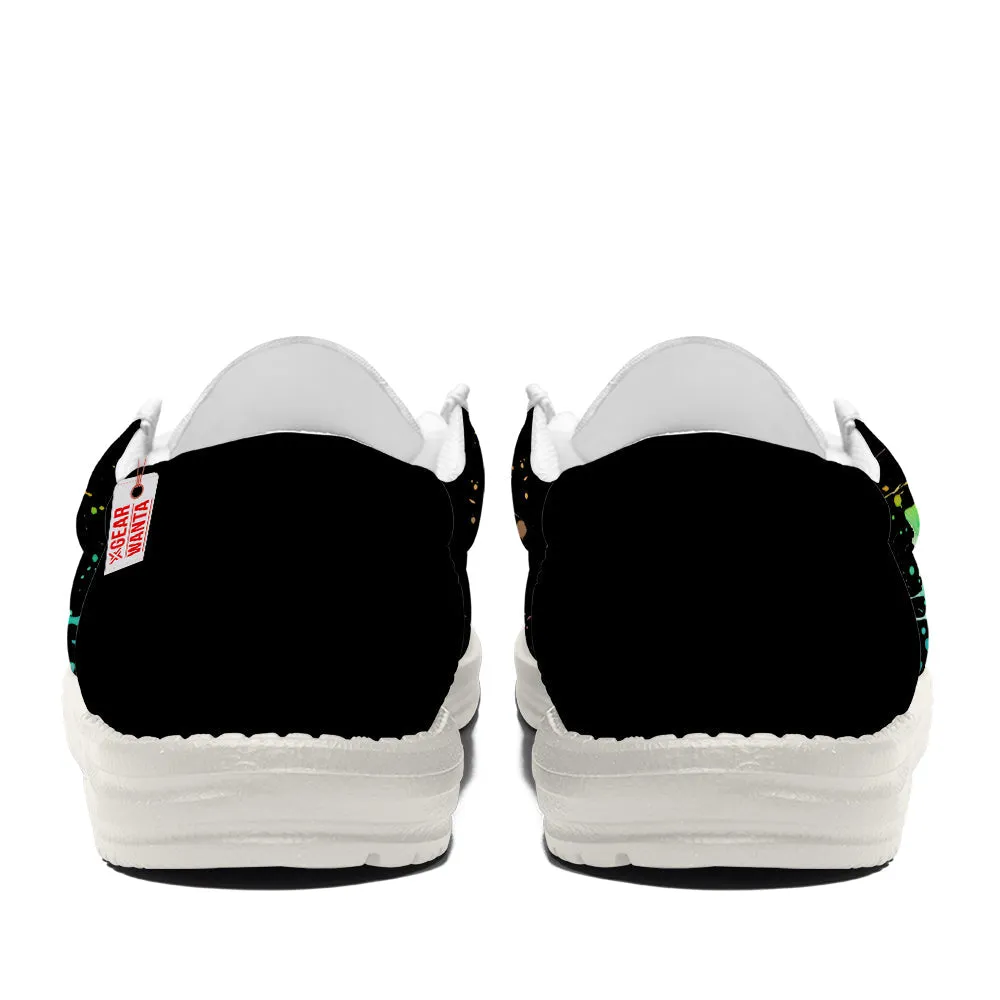 Sheikah Symbol Canvas Loafer Shoes