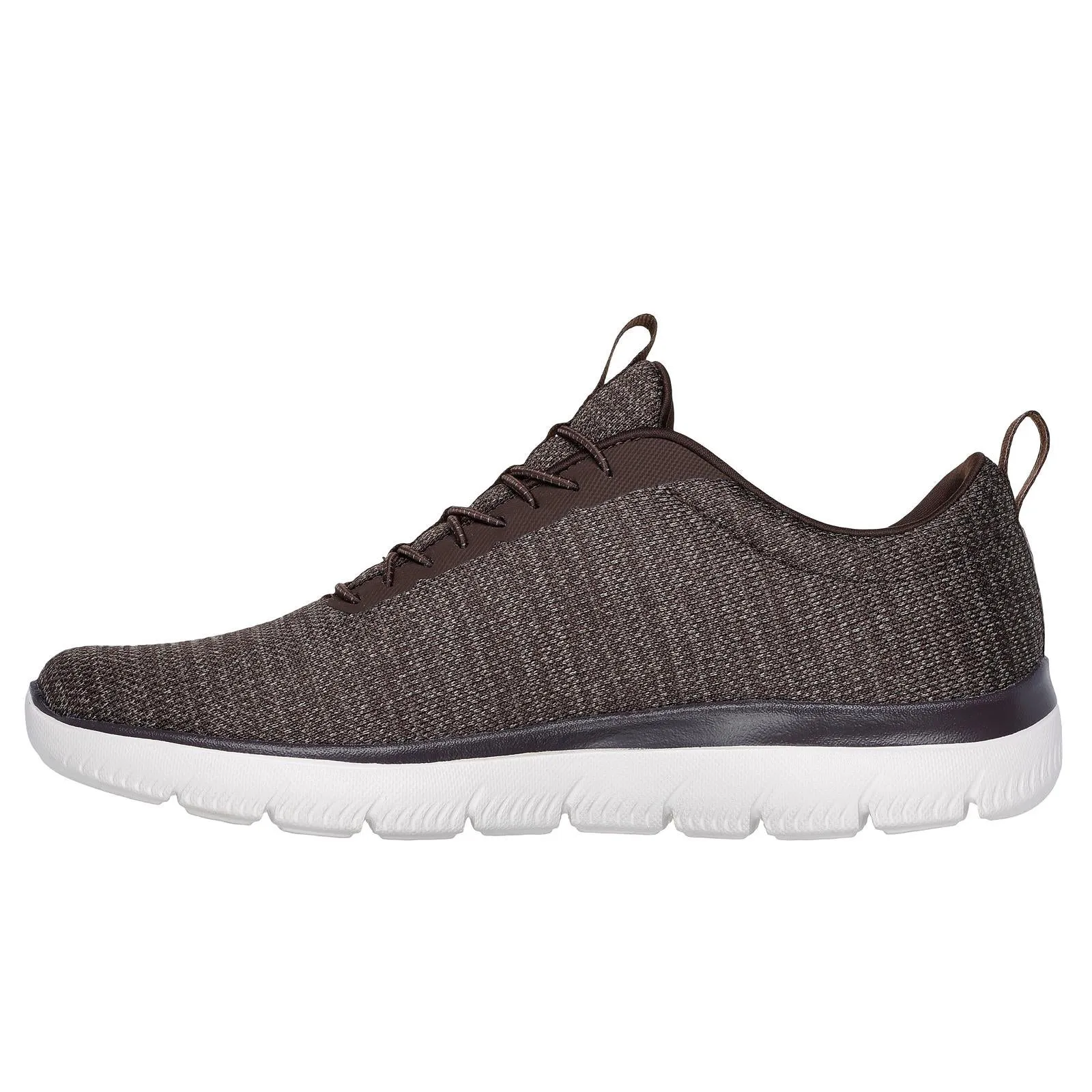Skechers Mens Summits Sorenz Brown/Black Slip On Vegan Shoes