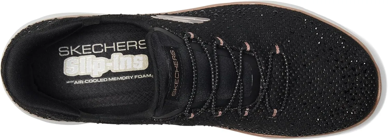 Skechers Women's Summits Brilliant Shine Hands Free Slip-ins Sneaker