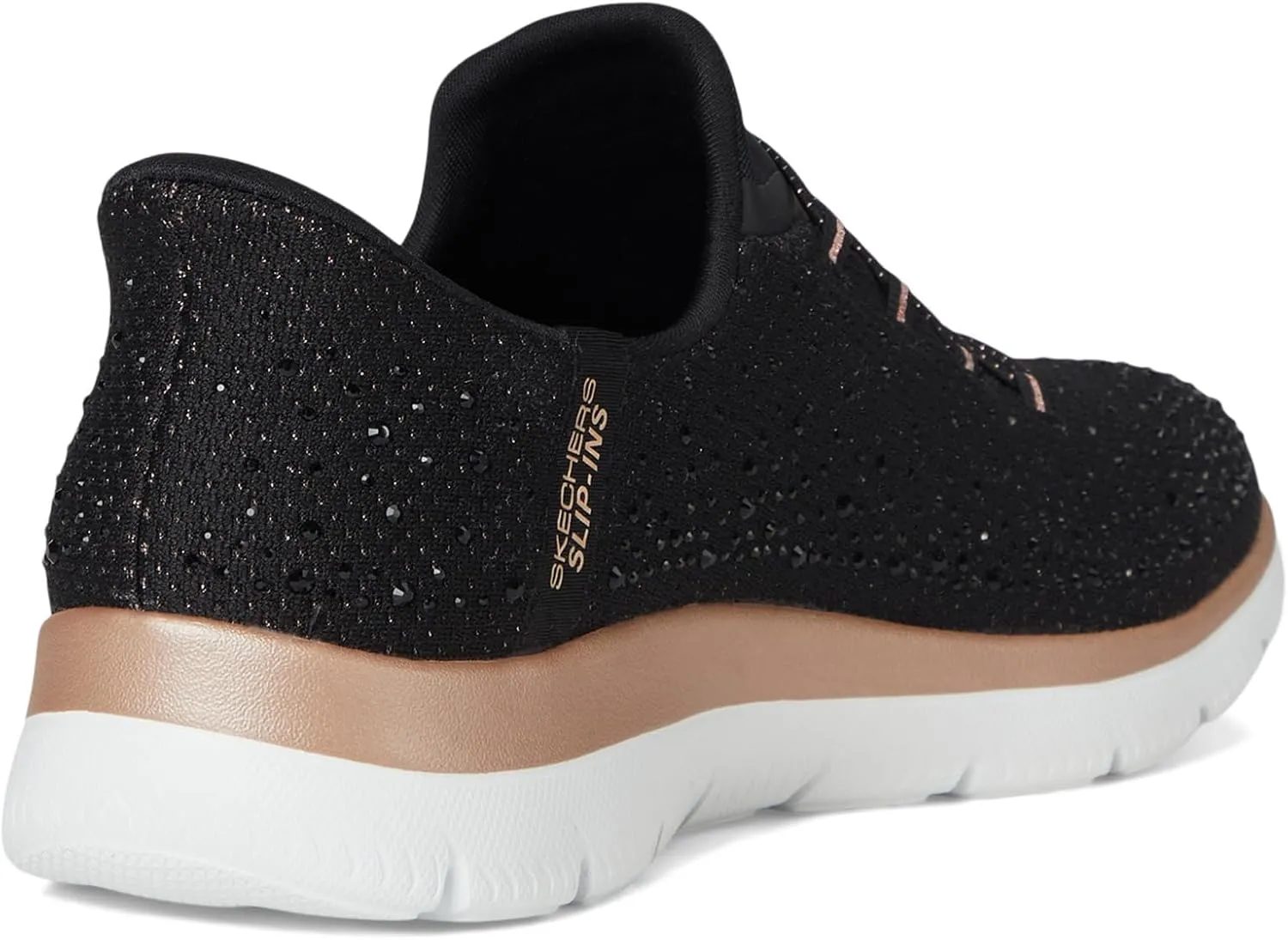 Skechers Women's Summits Brilliant Shine Hands Free Slip-ins Sneaker