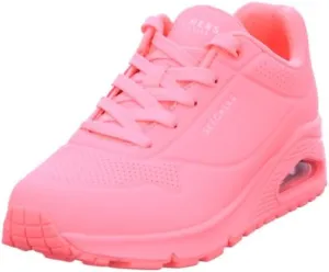 Skechers Women's Uno-Stand on Air Sneaker, Coral, 6