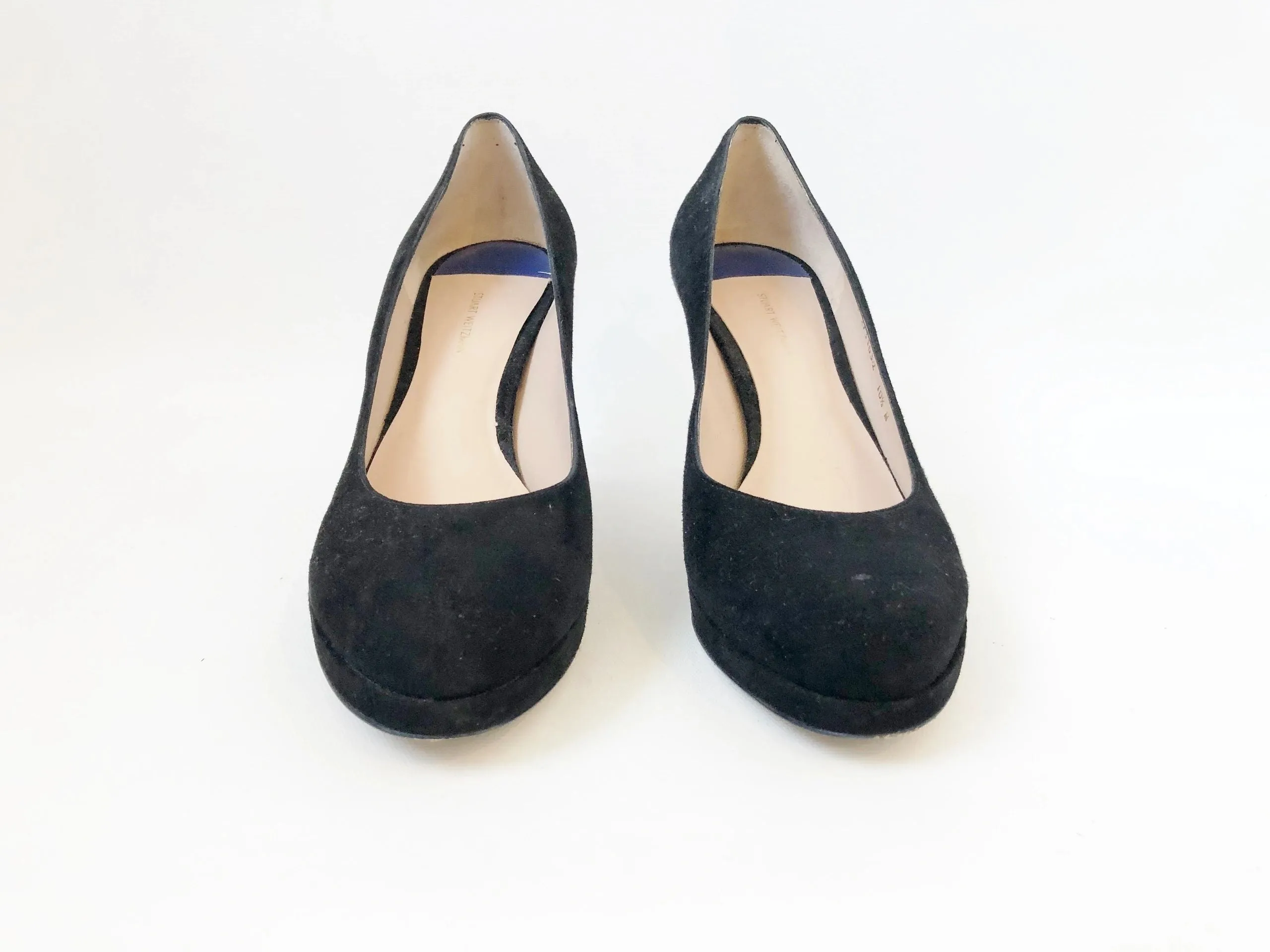 Stuart Weitzman Suede Platform Pump Size 10.5