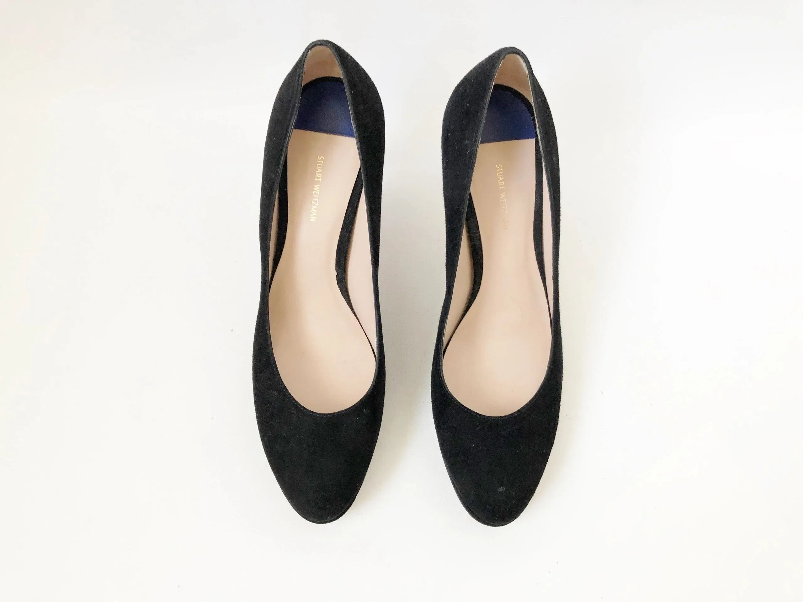 Stuart Weitzman Suede Platform Pump Size 10.5