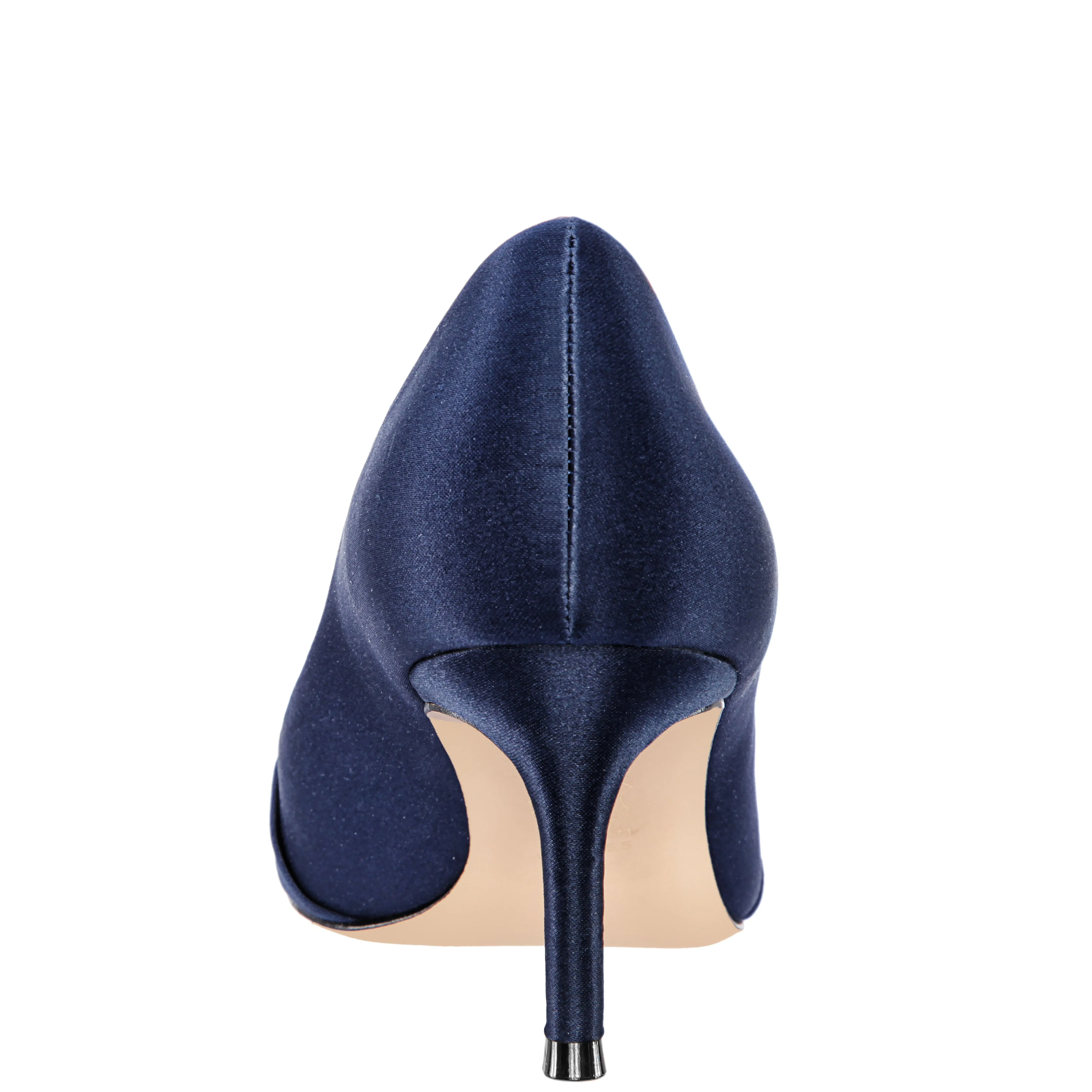 SUE-NEW NAVY LUSTER SATIN