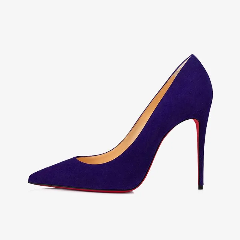 Suede Pointy Pumps