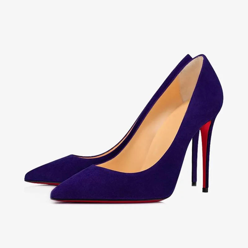 Suede Pointy Pumps