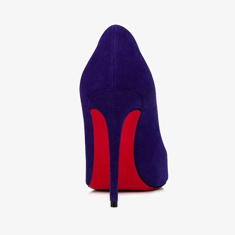 Suede Pointy Pumps