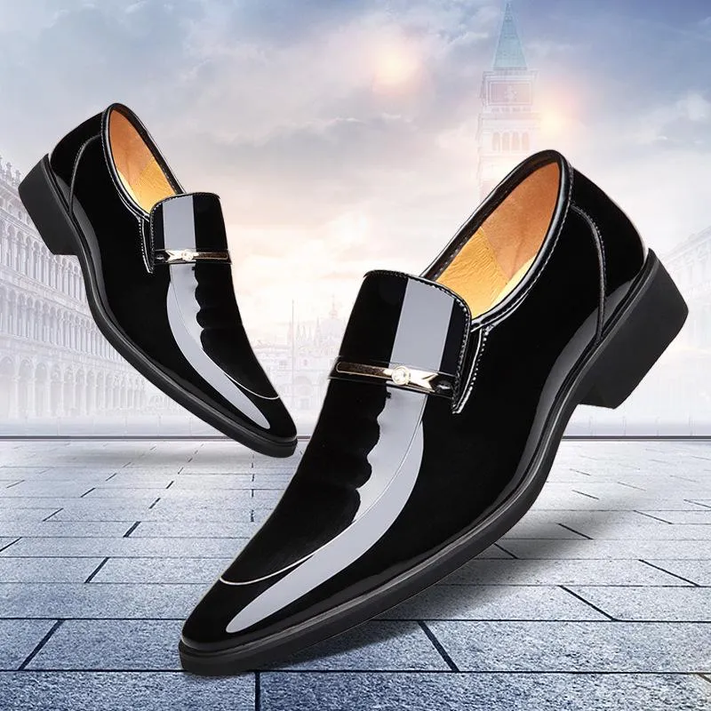 Summer Autumn Pointed Toe Mens Dress Shoes