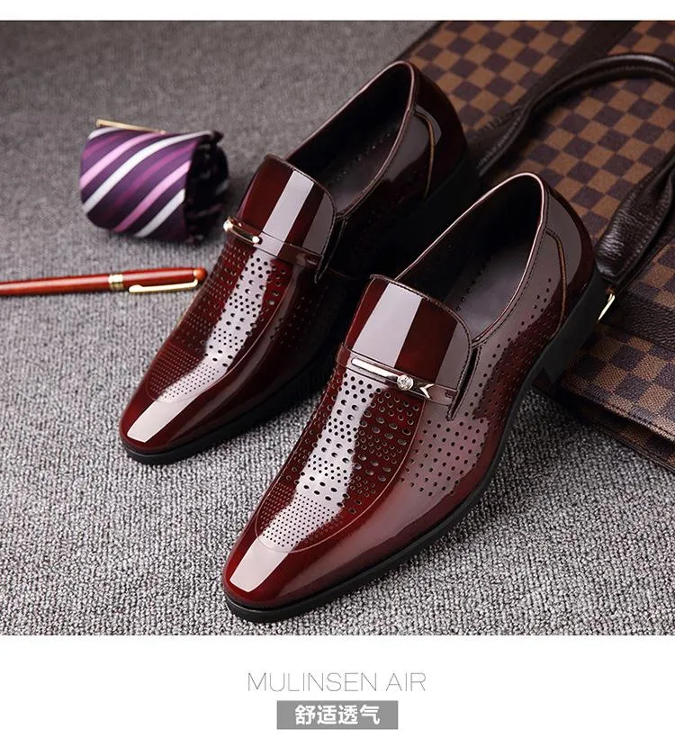Summer Autumn Pointed Toe Mens Dress Shoes