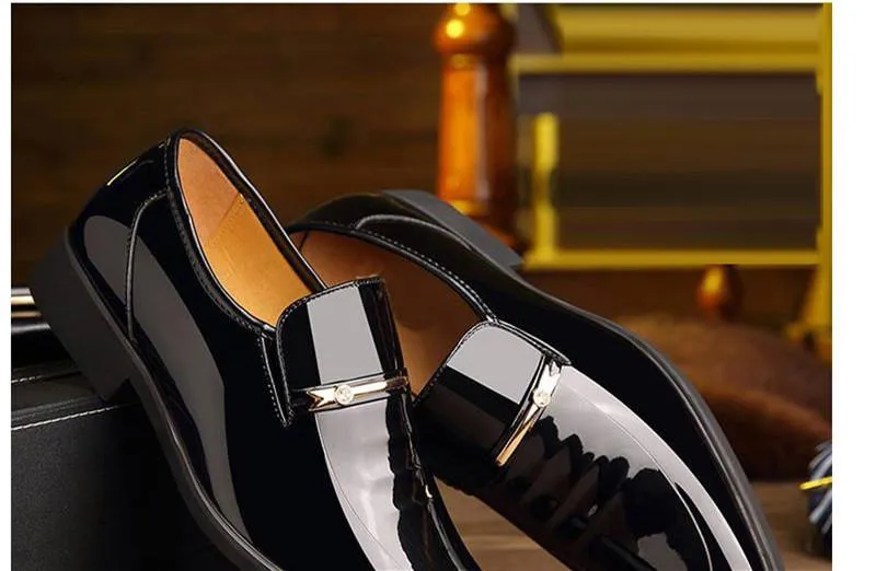 Summer Autumn Pointed Toe Mens Dress Shoes