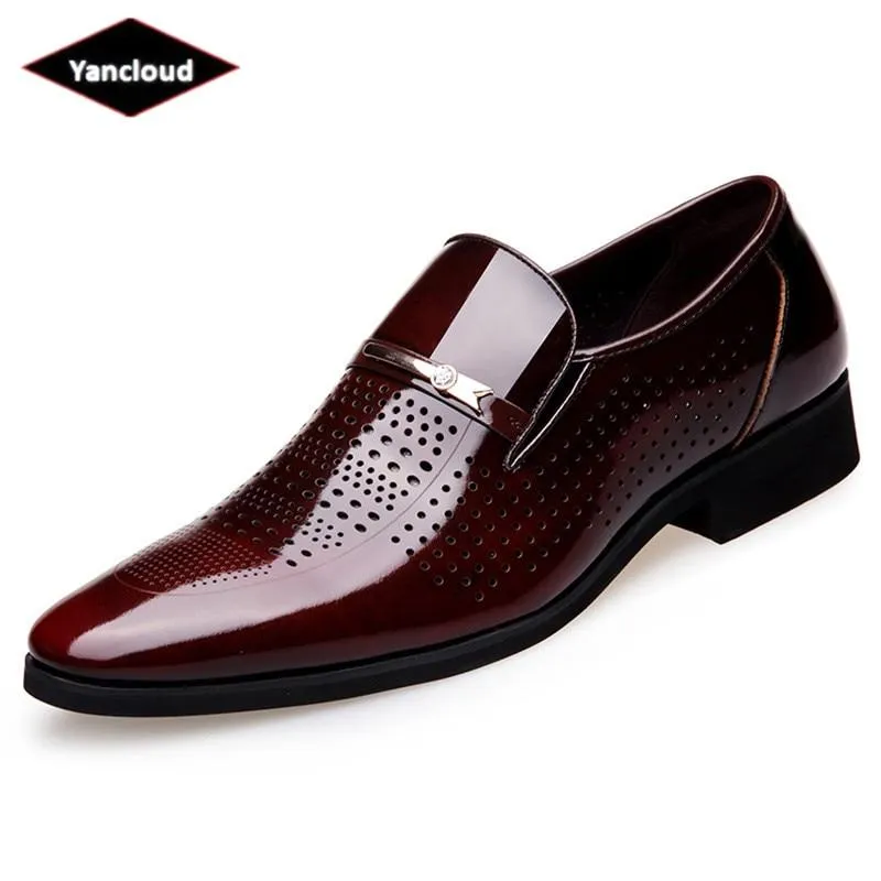 Summer Autumn Pointed Toe Mens Dress Shoes